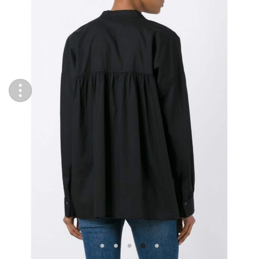 Vince gathered back shirt